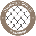 Diamond grille aluminum security screen door with a durable frame and mesh security screens, designed for enhanced safety and ventilation.